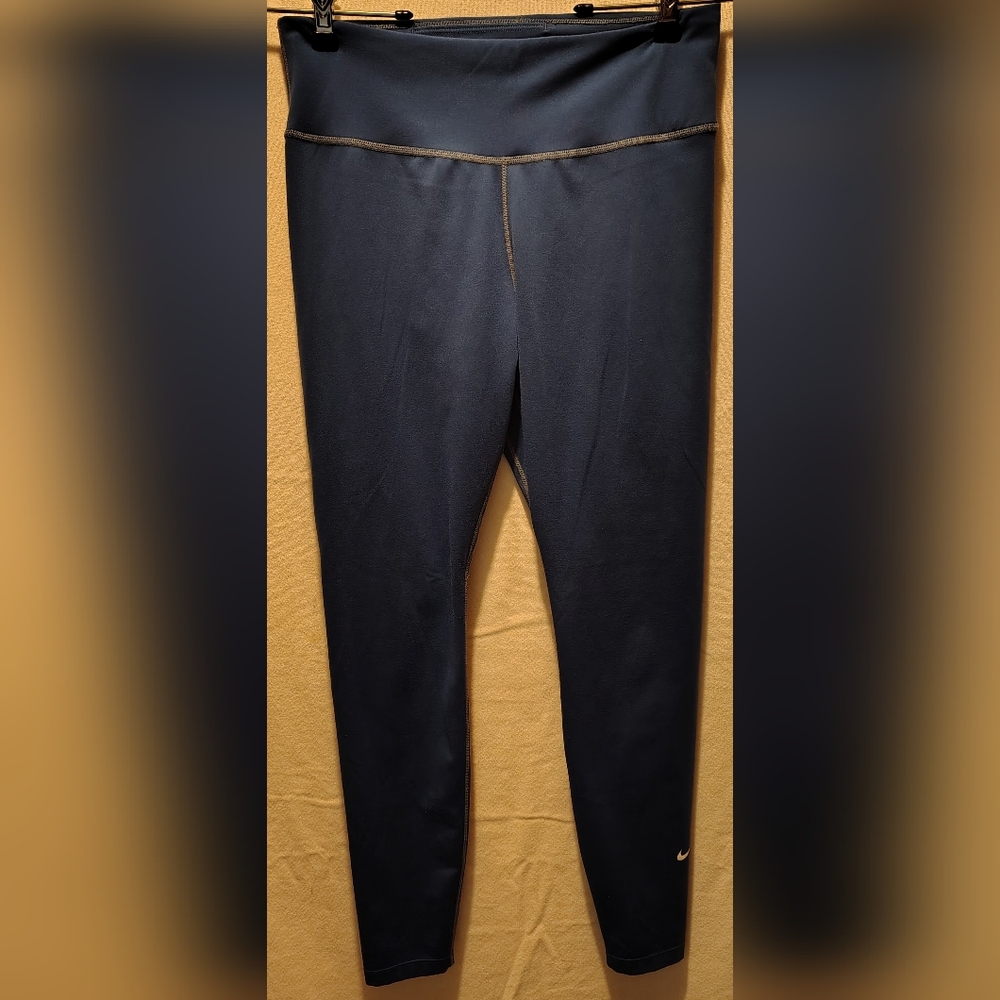 Nike Women's Royal Blue High-Waisted 7/8 Leggings Size Medium